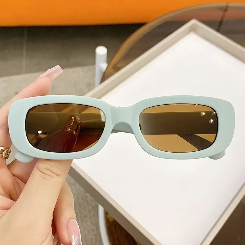 UV400 Heart Print Children Sunglasses Cute 2-8 Years Sun Protection Eyewear Kids Rectangular Sun Glasses
