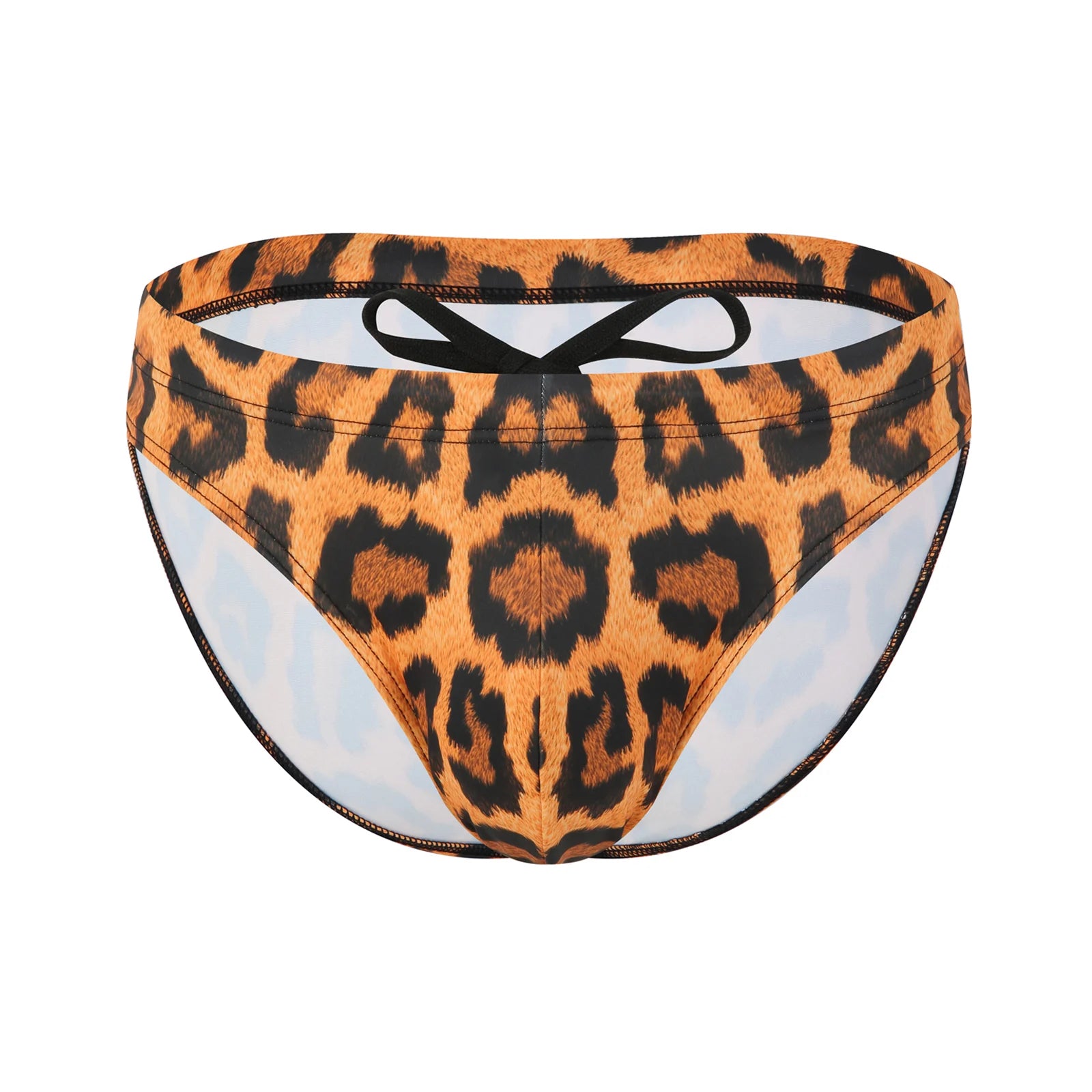 Sexy Swimwear Men Bikini Leopard Totem Swim Briefs Trunks Swimsuit Beach Shorts Bulge Pouch Swimming Bathing Suit Swimsuits