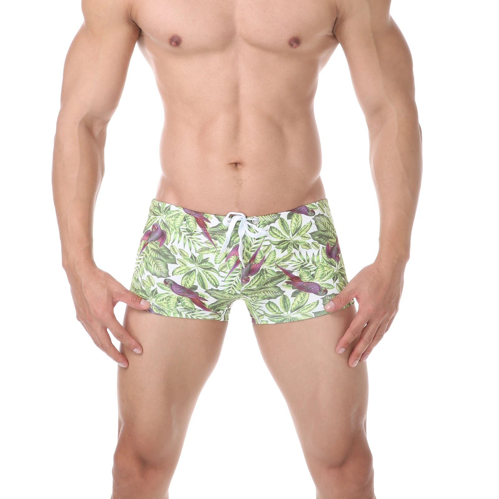 Men Swimwear Swim Boxers Sexy Swimsuit Swimming Trunks Shorts Beachwear Sunga hombre Pool Bathing Suit