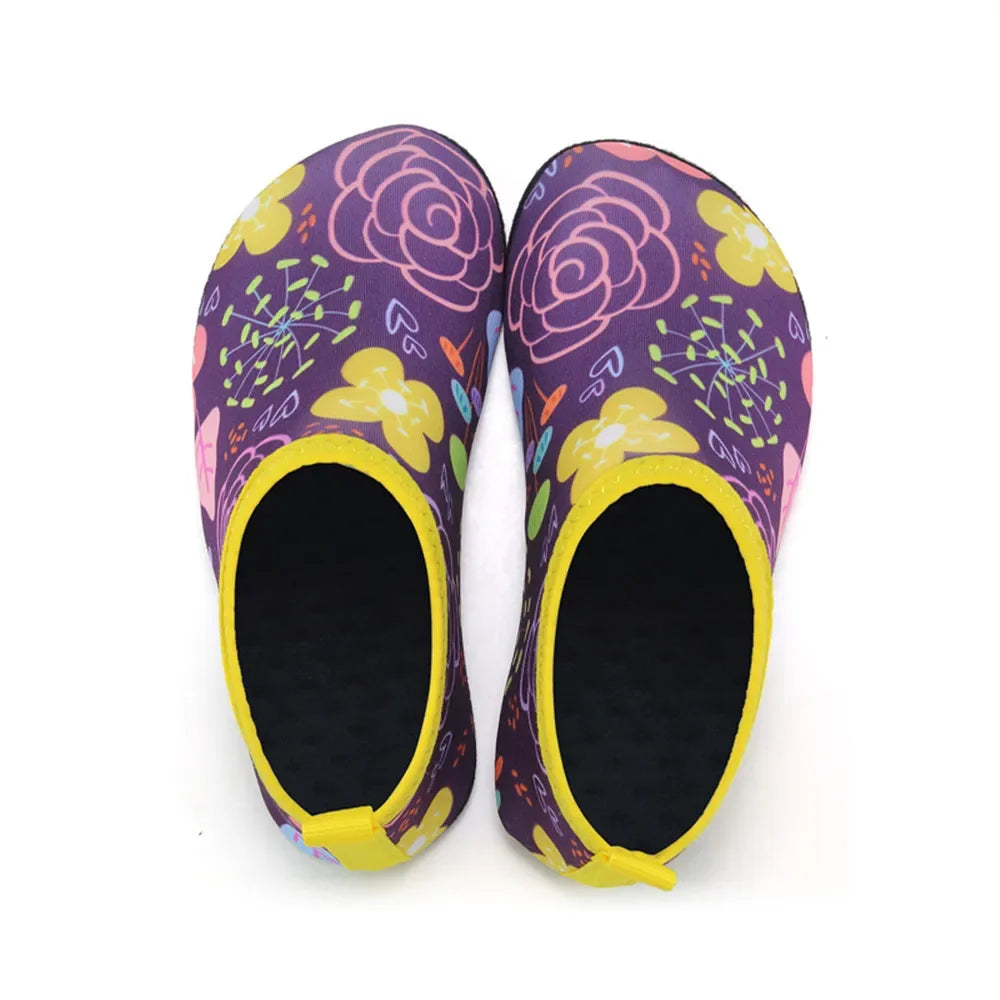 Children Water Beach Shoes Swimming Barefoot Girls Quick-Drying Aqua Shoes Boy Color Light Soft Slipper Snorkeling Swim Socks