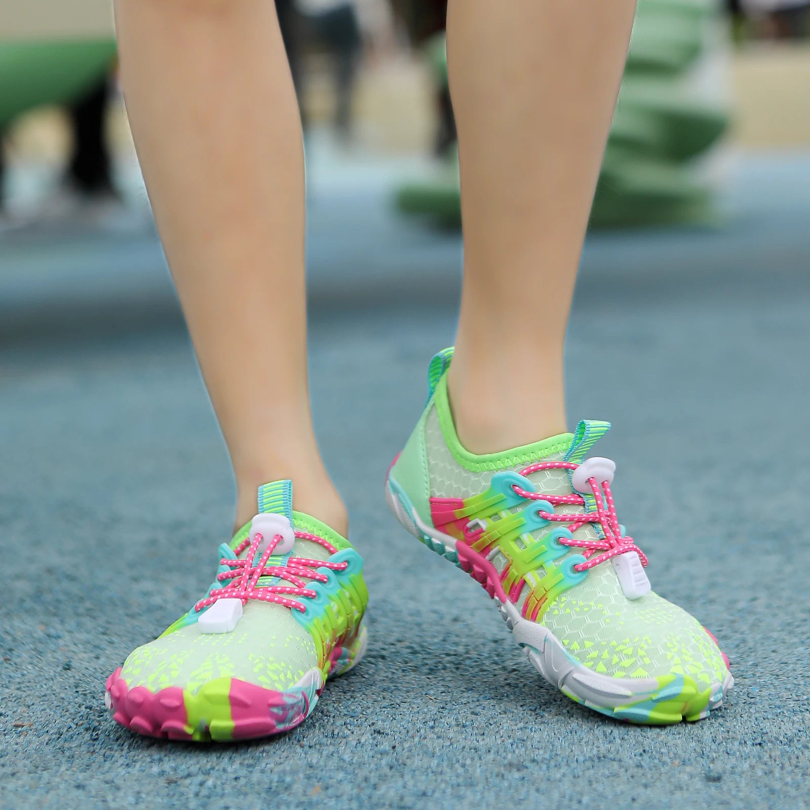 Children Outdoor Water Shoes Barefoot Aqua Five Fingers Sock Swimming Breathable Hiking Wading Beach Outdoor Upstream Sneakers
