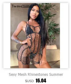 Sexy See Through Metal Sequin Maxi Skirt Women Summer Y2K Gothic Long Skirts for Woman Night Club Rave Outfit Beach Dress Sets H