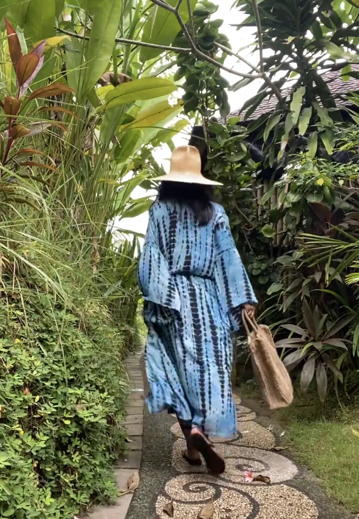 Women's Boho Stripe Tie Dye Swimsuit Cover Up with Belt Tunic Sarong Cardigan Dress Bikini Cover-ups Beach Wear Kimono