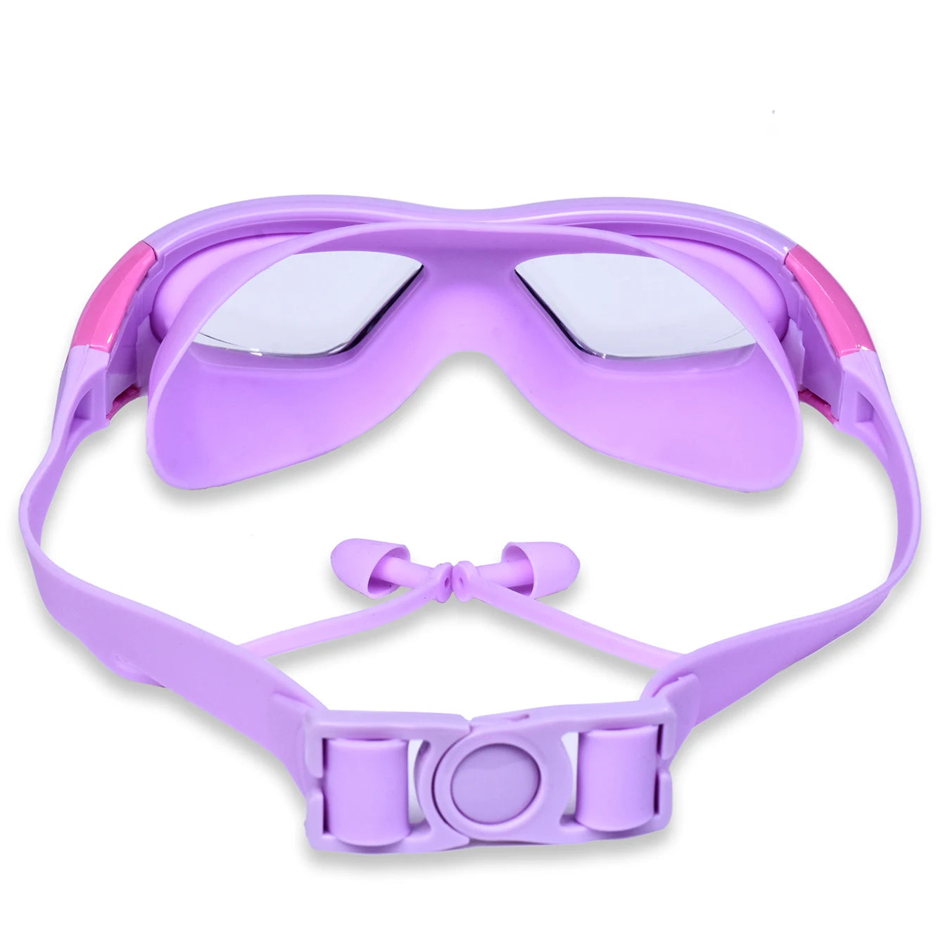 High-Definition Children's Swimming Goggles for Boys and Girls, Anti-Fog Swimming Goggles, Large-Frame Goggles, Comfortable Silicone Goggles